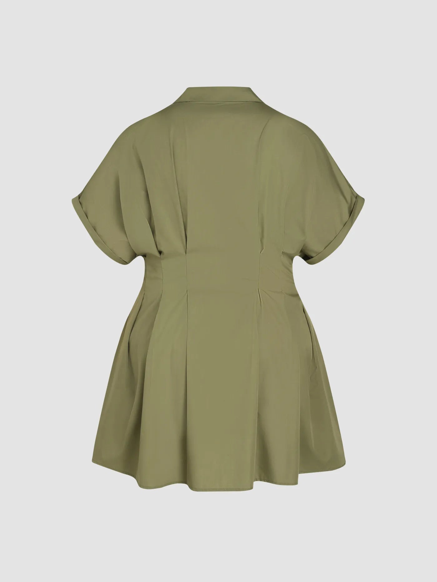 FRANCESCA | Chic Collar Ruffle Dress