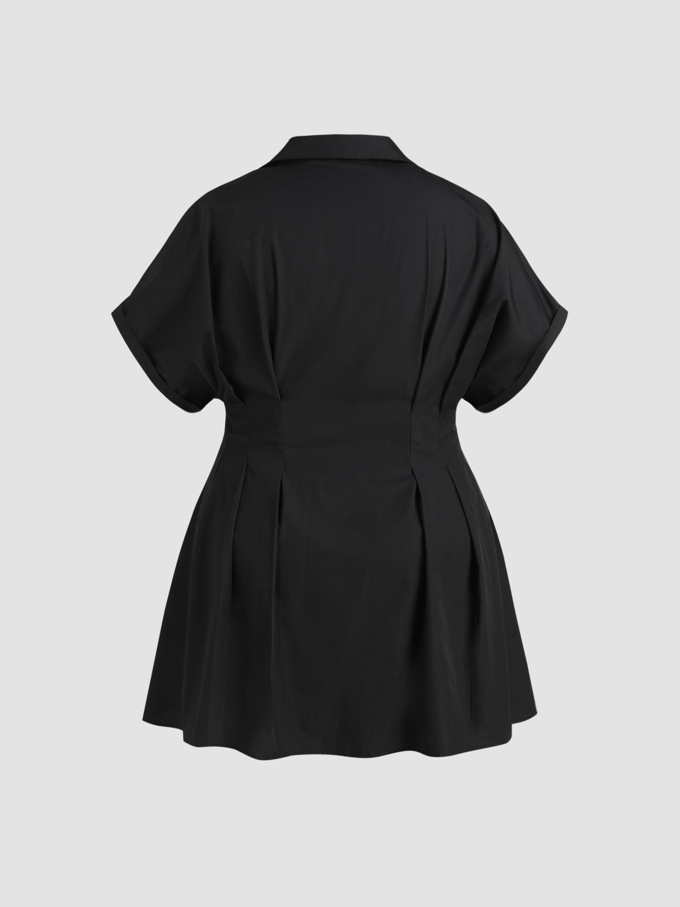 FRANCESCA | Chic Collar Ruffle Dress