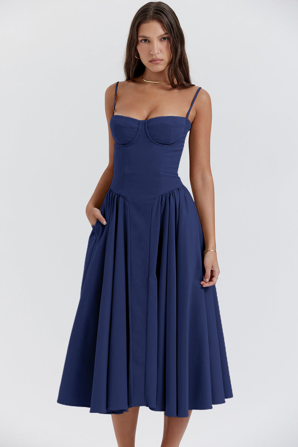 Ruby - Vintage Charm Midi Dress