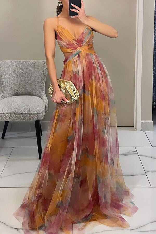 GISELLA - ENCHANTING FLORAL PRINT MAXI DRESS