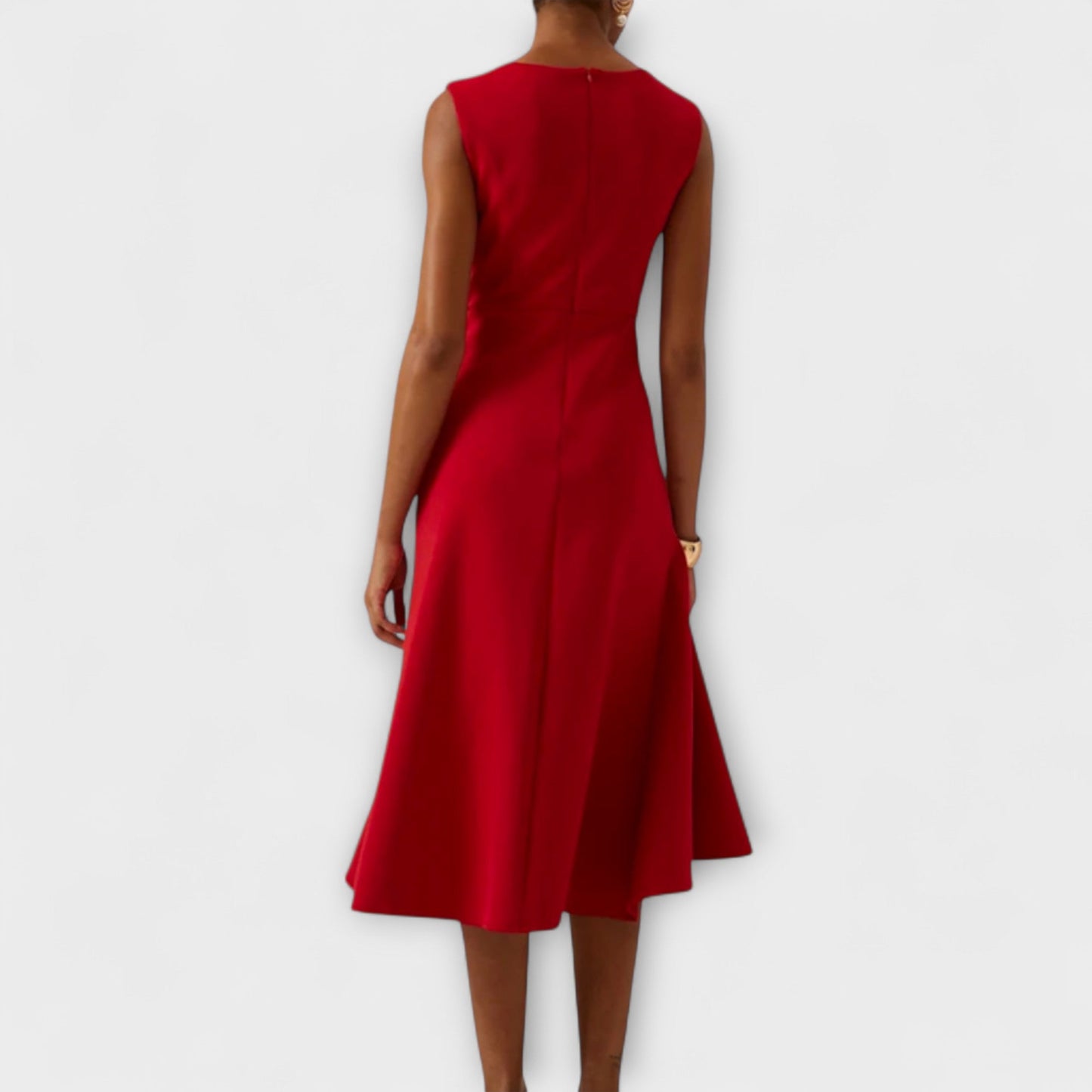 LUCIA | Draped Asymmetric Midi
