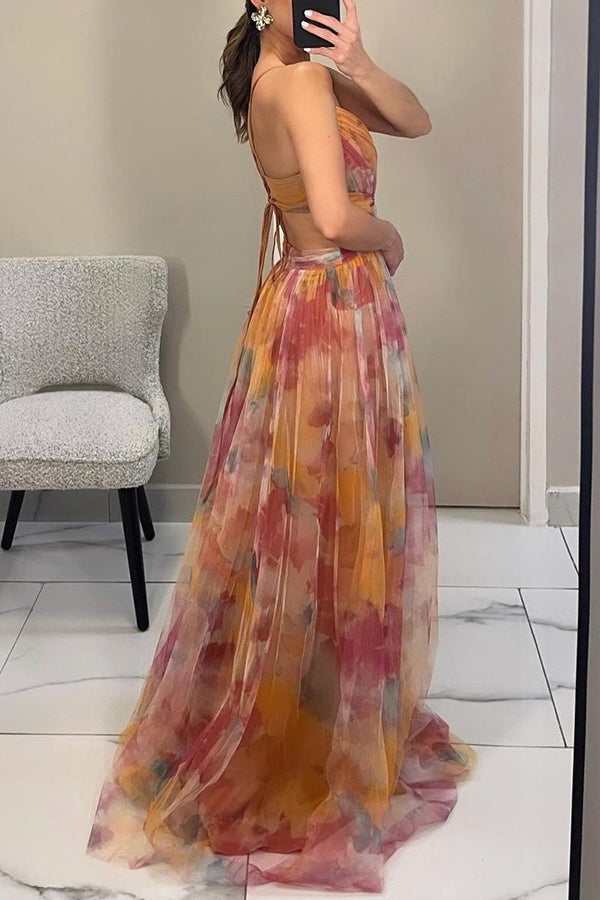 GISELLA - ENCHANTING FLORAL PRINT MAXI DRESS