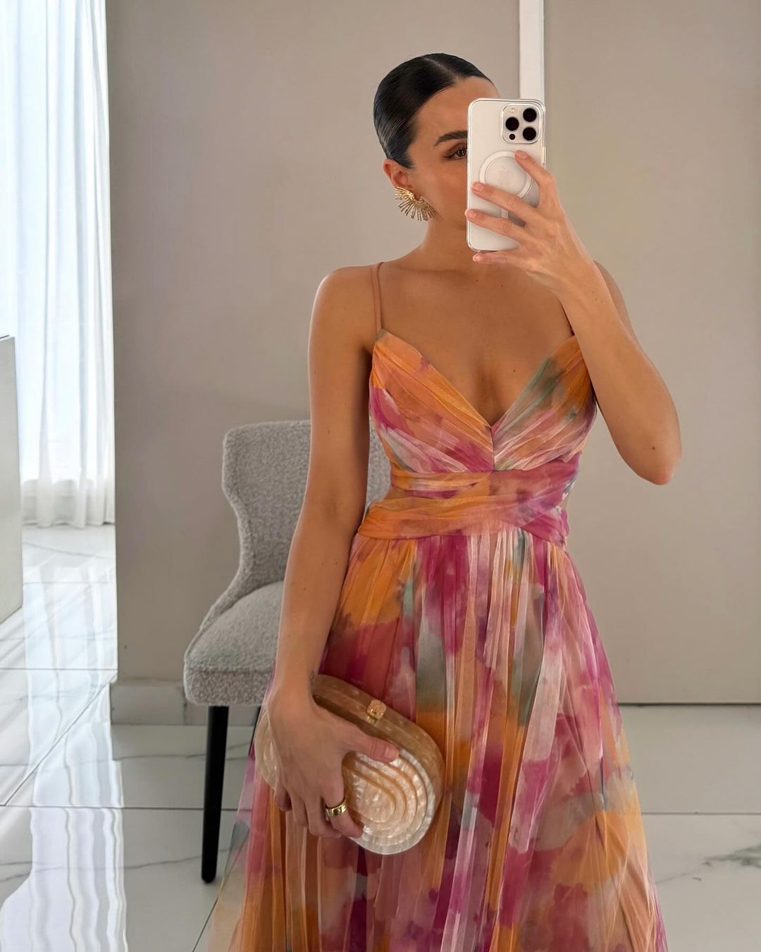 GISELLA - ENCHANTING FLORAL PRINT MAXI DRESS
