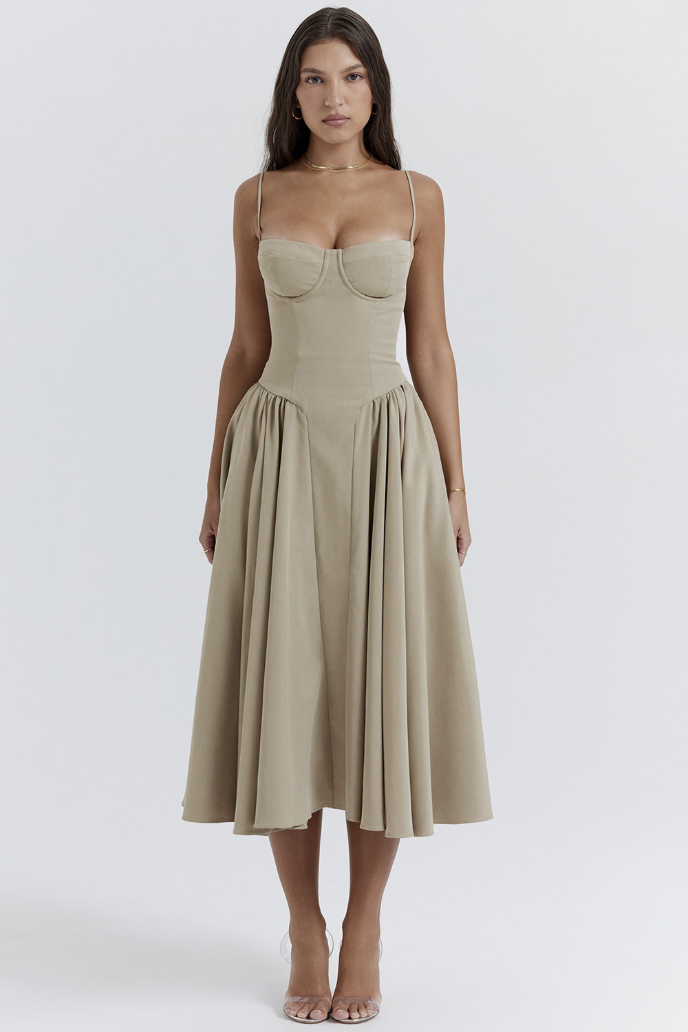 Ruby - Vintage Charm Midi Dress