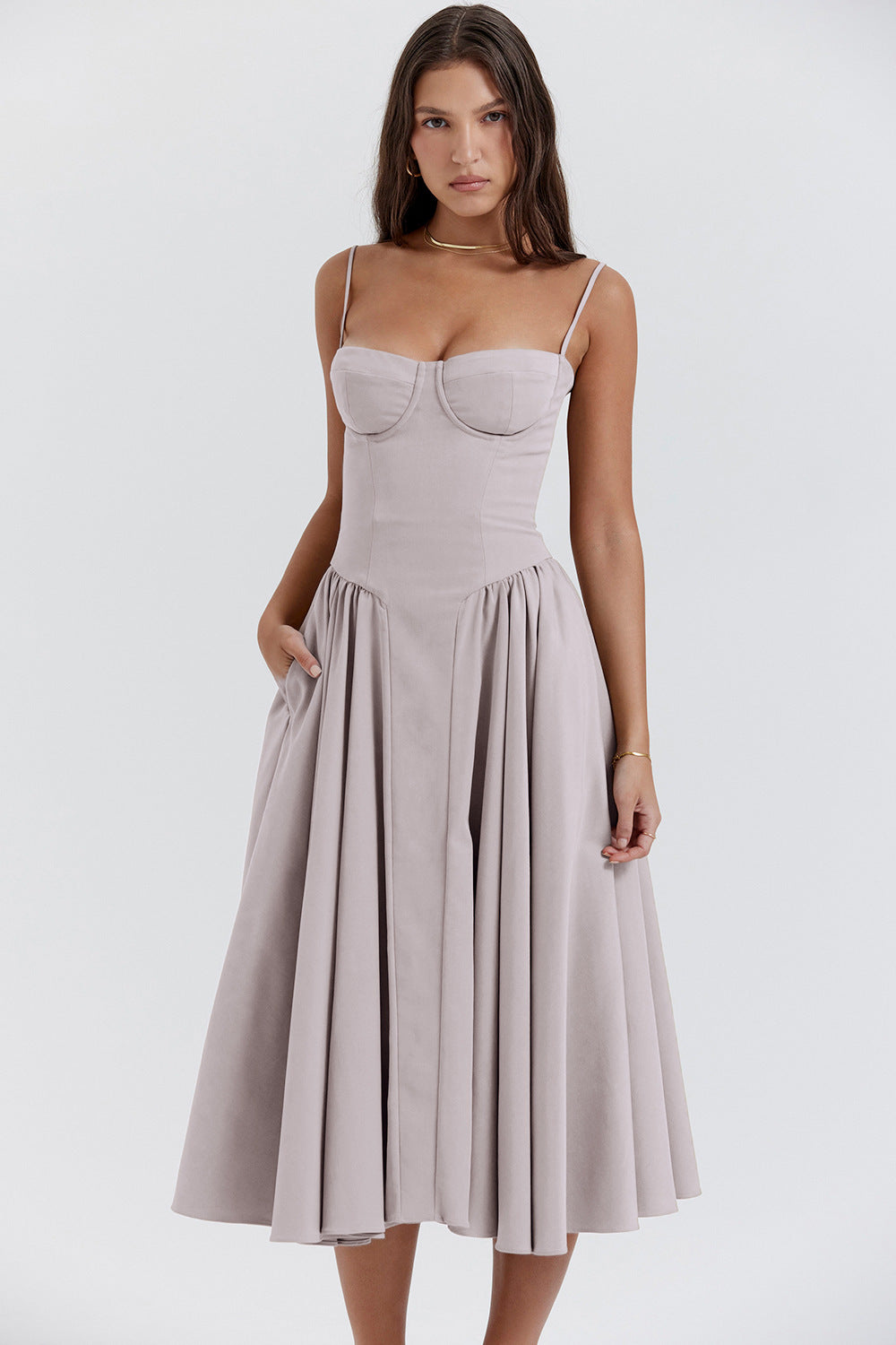Ruby - Vintage Charm Midi Dress
