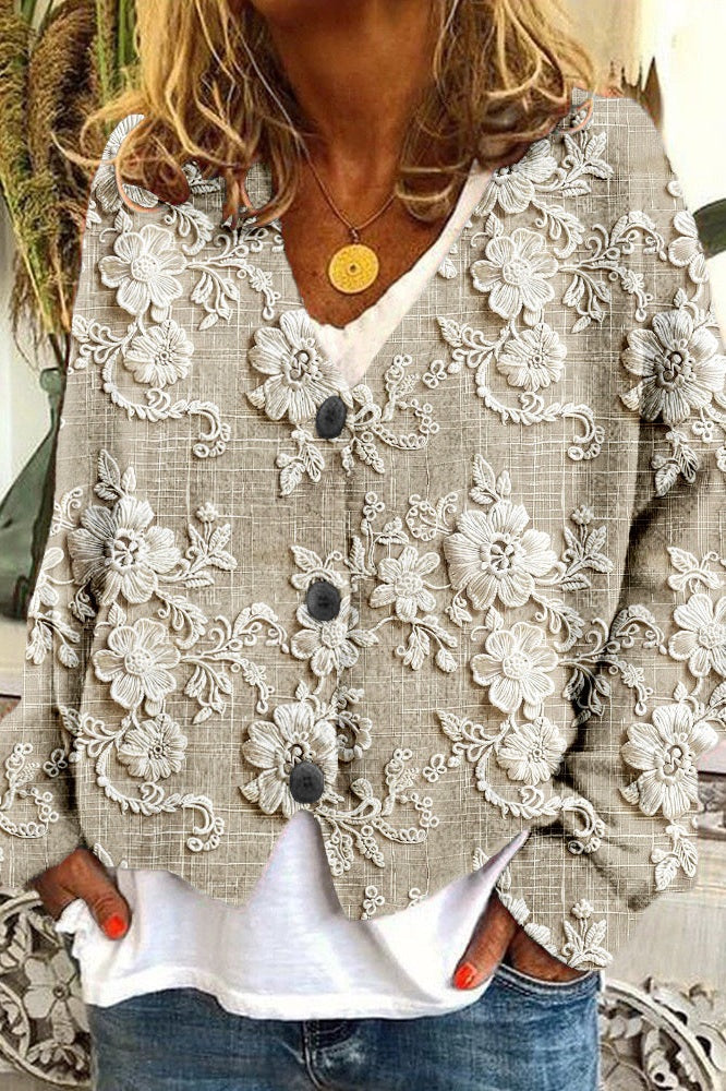 ELOISE | Petal-Thread Cardigan