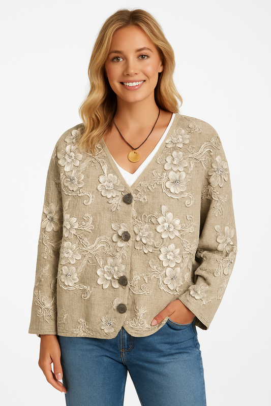 ELOISE | Petal-Thread Cardigan