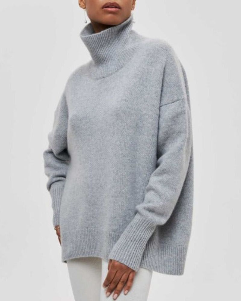 EVELEYN | Retro Oversized Turtleneck Sweater