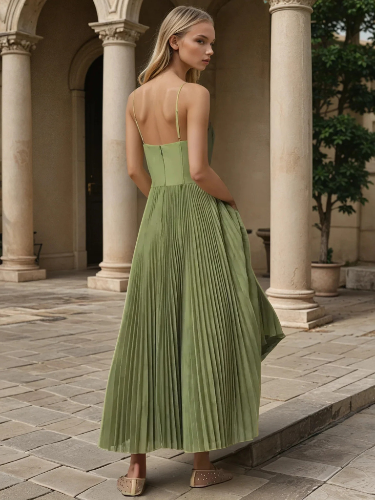 Seraphina – Luxury Olive Formal Gown