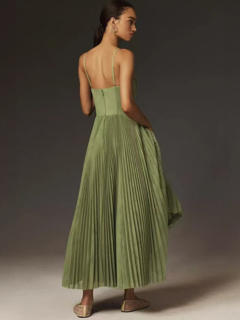 Seraphina – Luxury Olive Formal Gown