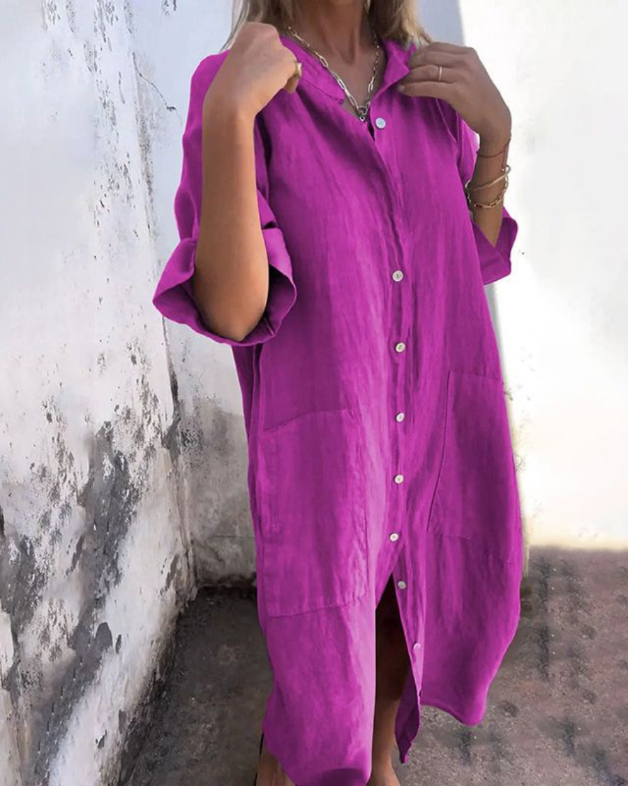 CORALYN | Chic Shirt Dress