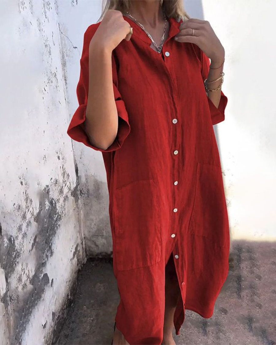 CORALYN | Chic Shirt Dress
