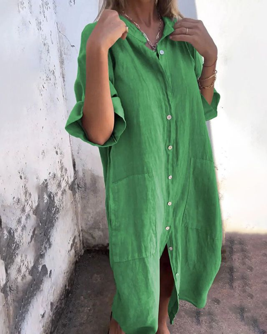 CORALYN | Chic Shirt Dress