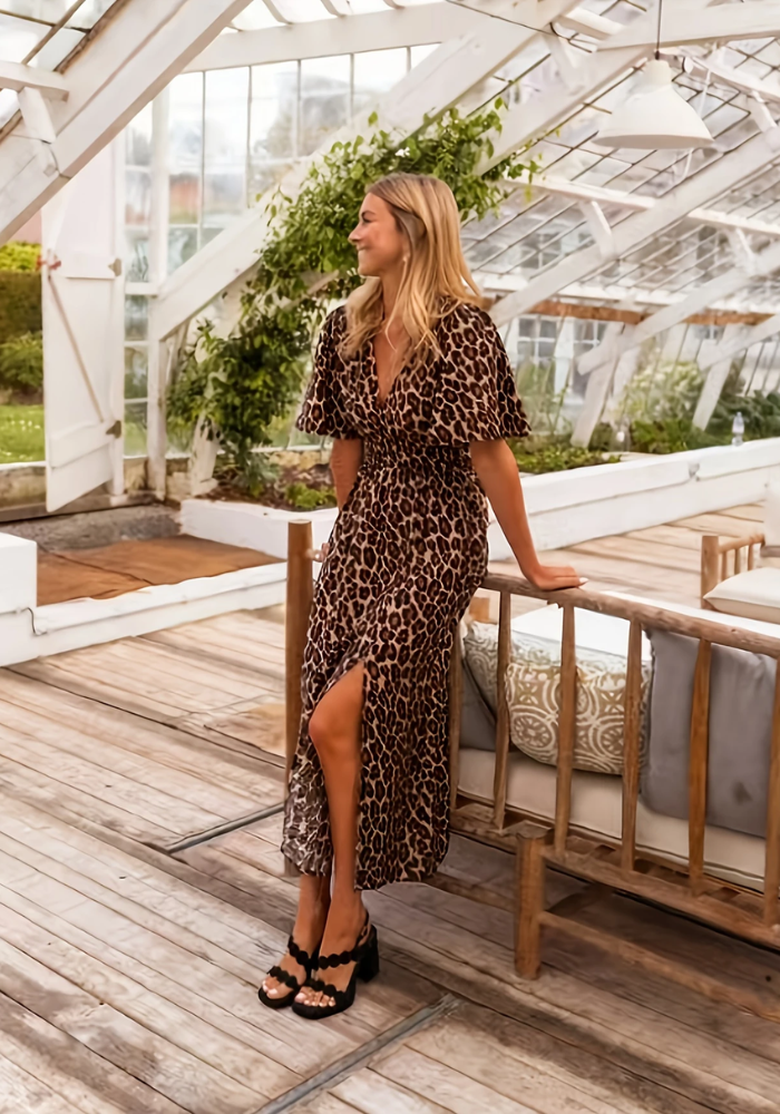 Stella - Fierce Leopard Maxi Dress