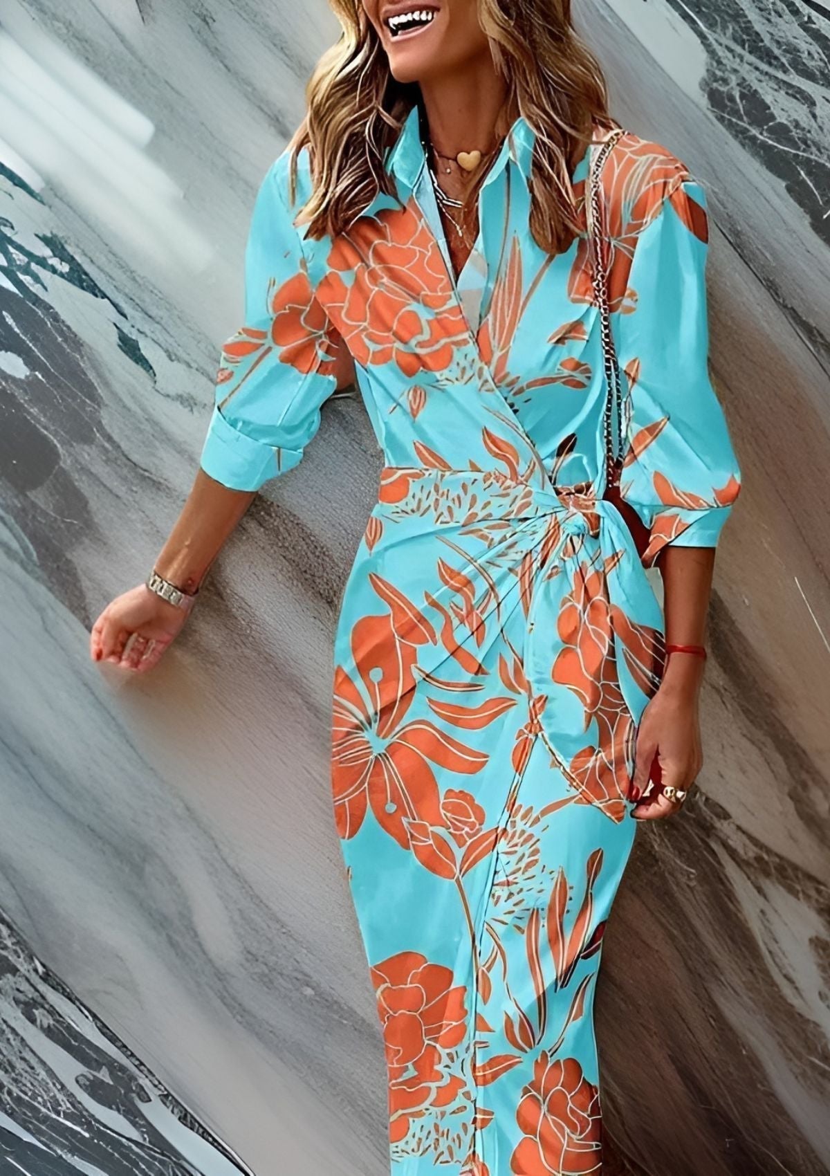 RUTH - ELEGANT WRAP DRESS