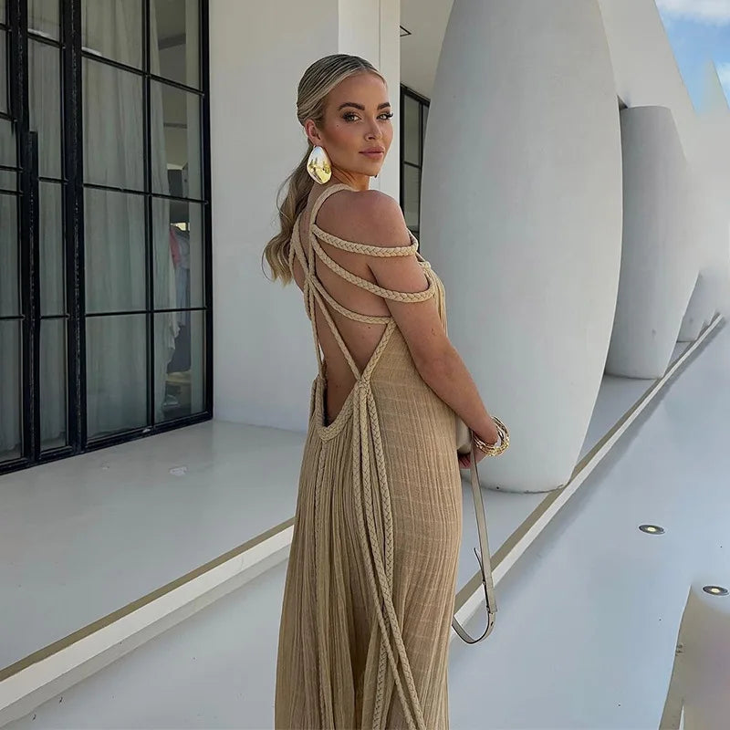 OLIVIA | Rope Maxi Dress