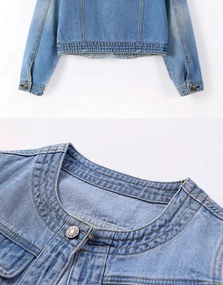 Dakota - Crop Denim Jacket