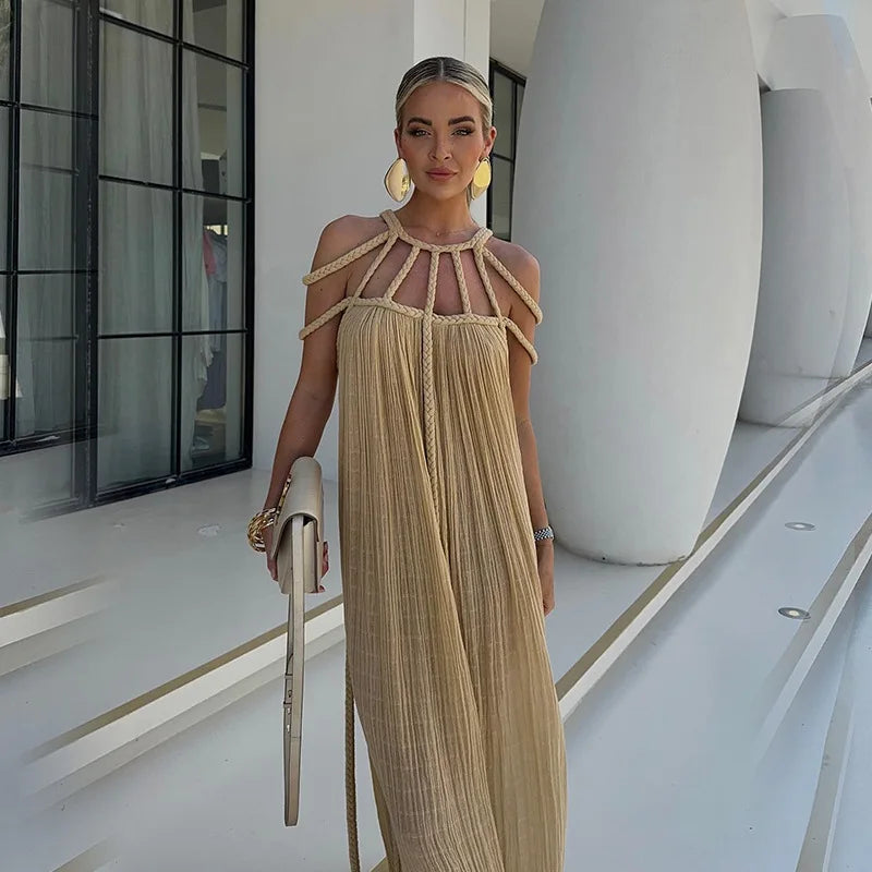OLIVIA | Rope Maxi Dress