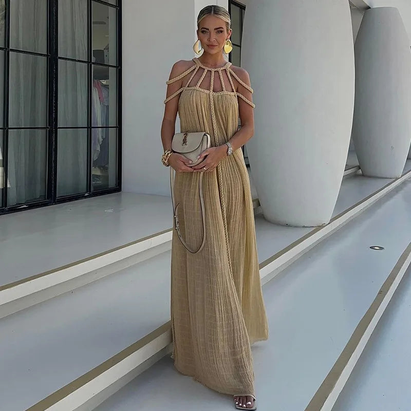 OLIVIA | Rope Maxi Dress