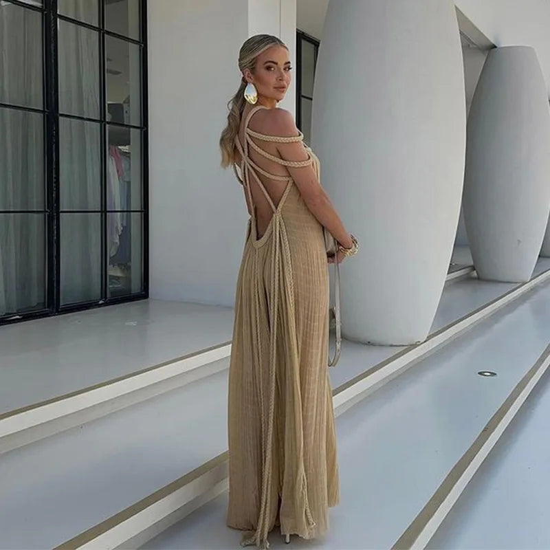 OLIVIA | Rope Maxi Dress