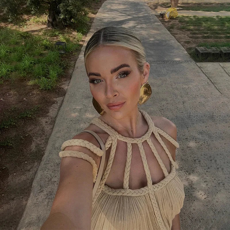 OLIVIA | Rope Maxi Dress