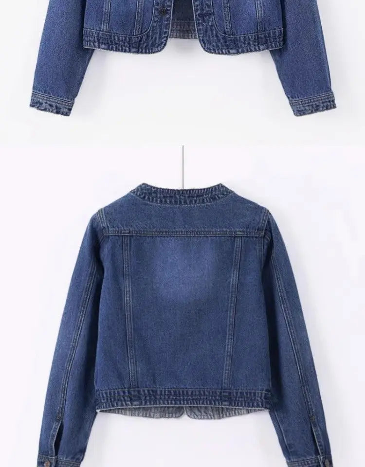 Dakota - Crop Denim Jacket