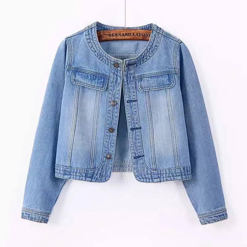 Dakota - Crop Denim Jacket