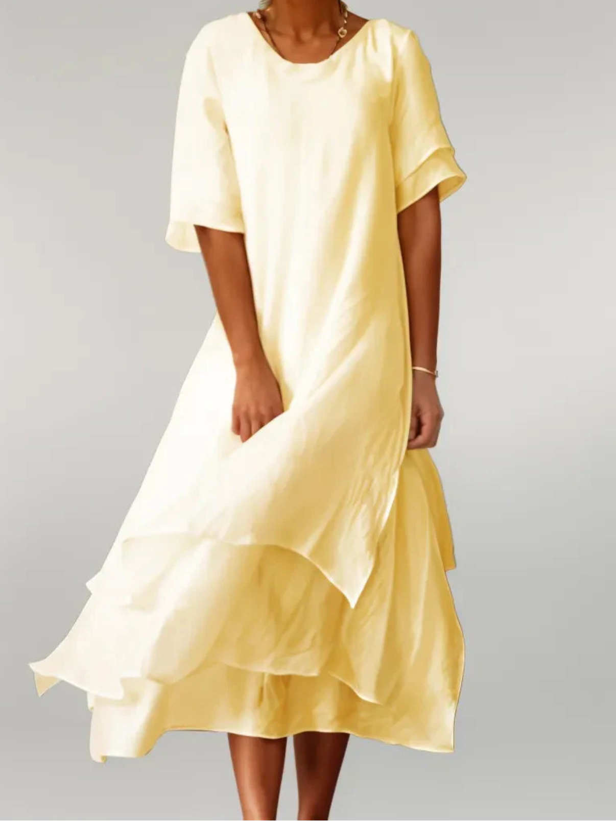 Grace | flowing, multi-layered spring dress