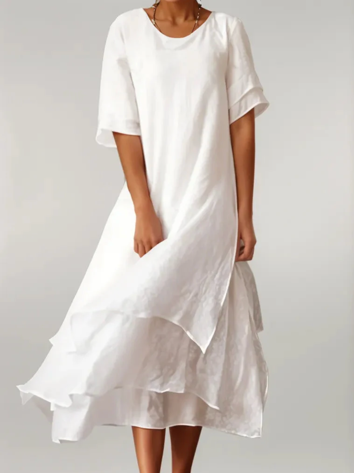 Grace | flowing, multi-layered spring dress