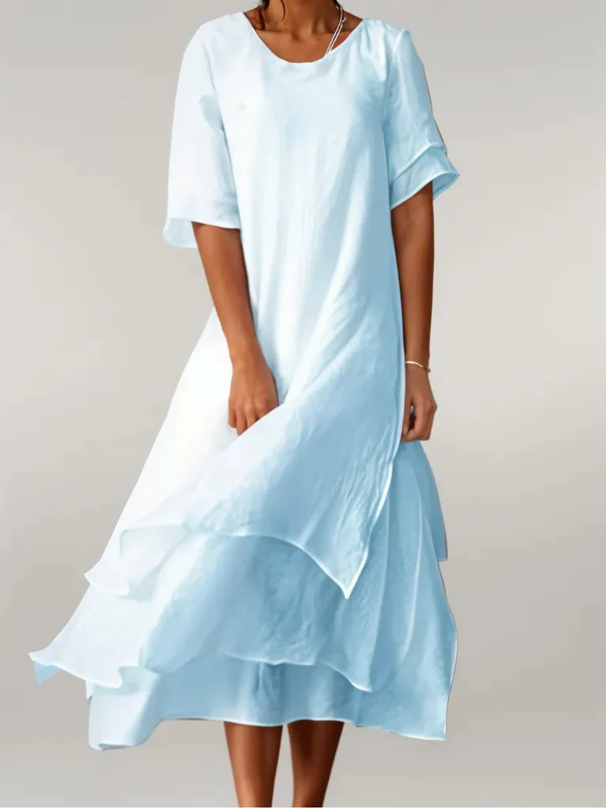 Grace | flowing, multi-layered spring dress