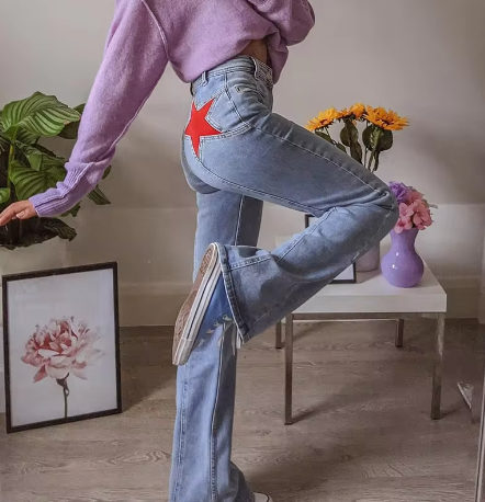 RAYA | Celestial Denim Trousers