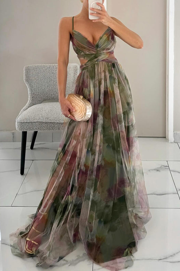 GISELLA - ENCHANTING FLORAL PRINT MAXI DRESS