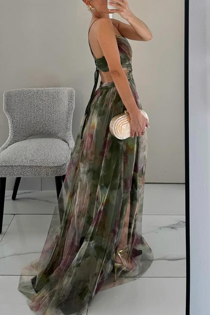 GISELLA - ENCHANTING FLORAL PRINT MAXI DRESS