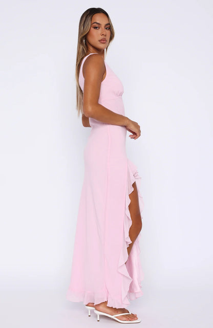 ELODIE | Golden Bloom Dress
