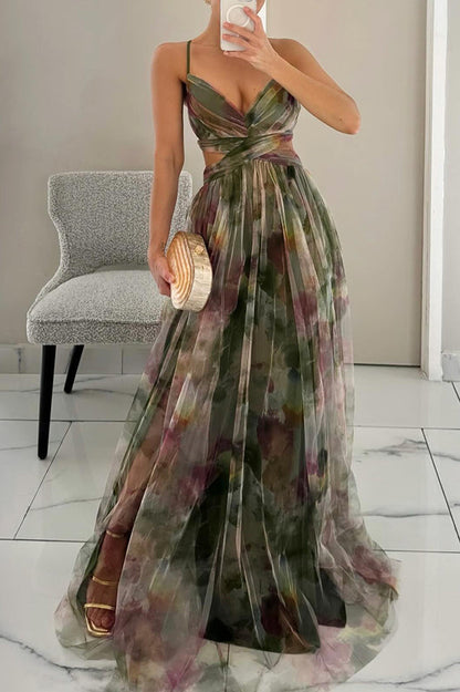 GISELLA - ENCHANTING FLORAL PRINT MAXI DRESS