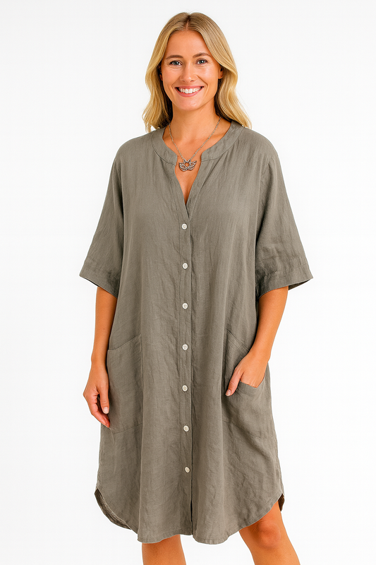 CORALYN | Chic Shirt Dress