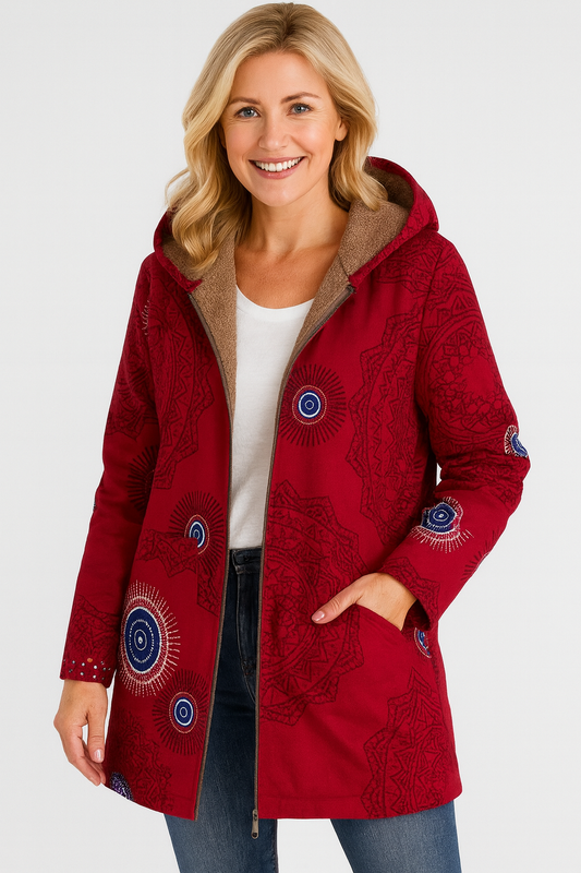 MAUREEN | Cozy Hooded Winter Coat