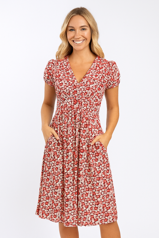HALEY | Buttoned Grace Dress