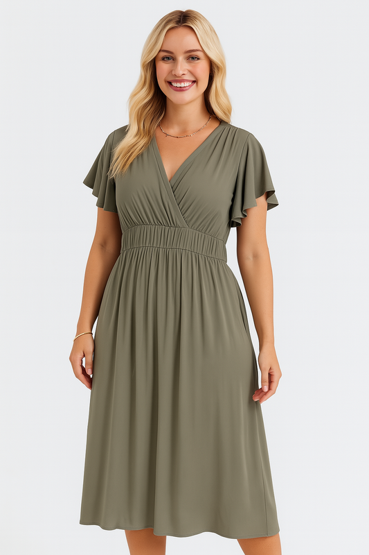 PHOEBE | Romantic Drape Dress
