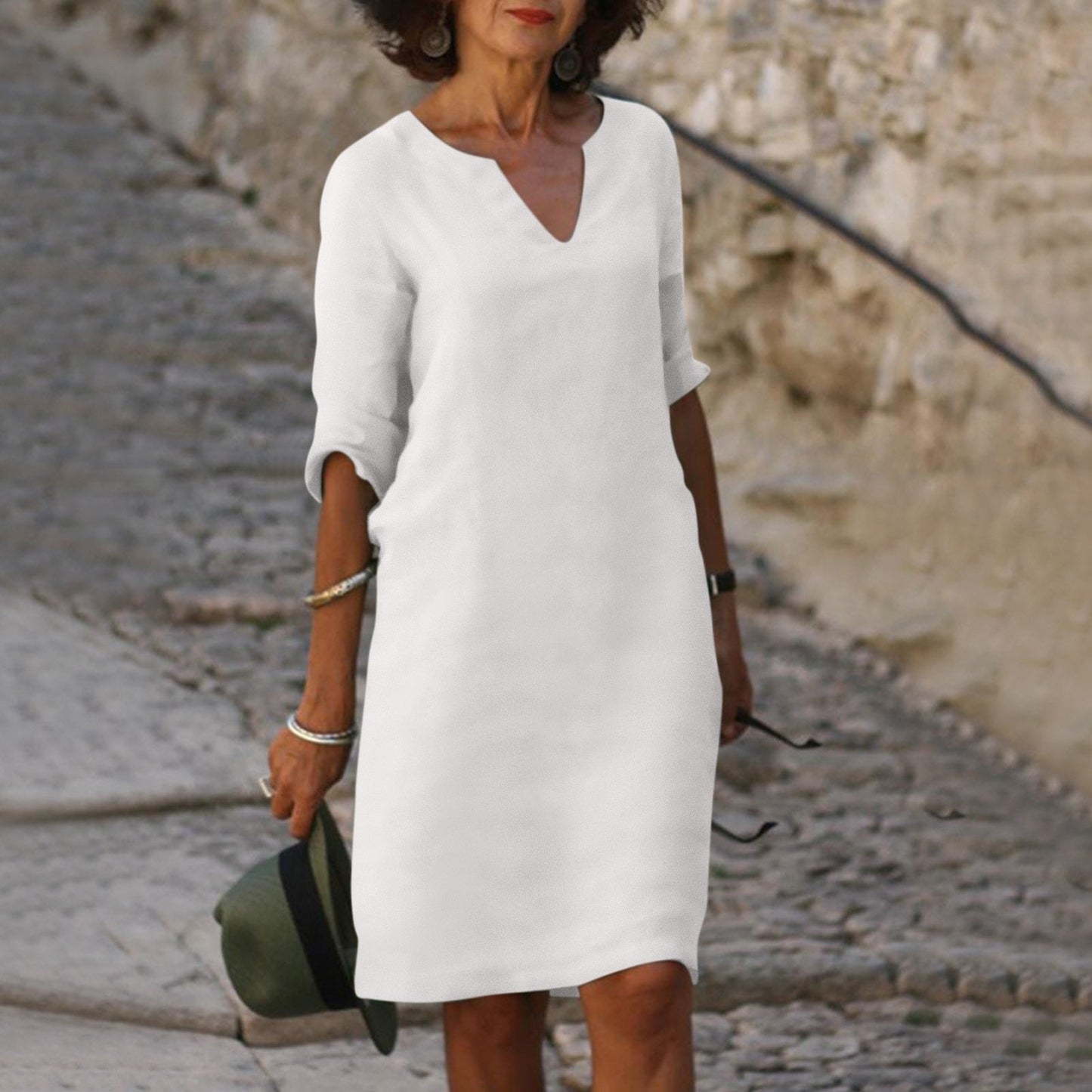 ELSIE | DRESS WITH BELLY COVERAGE