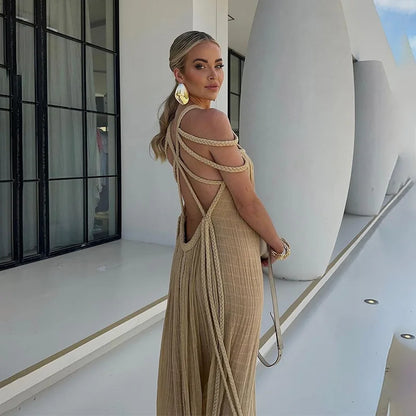 OLIVIA | Rope Maxi Dress