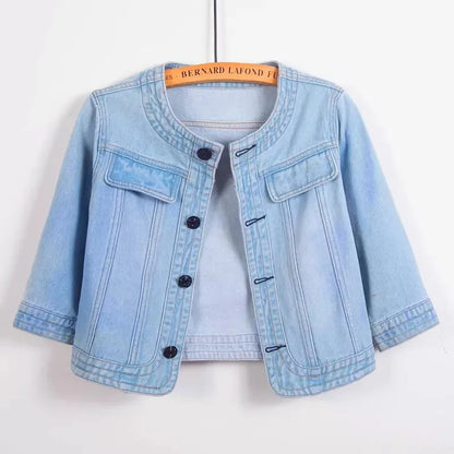 Dakota - Crop Denim Jacket