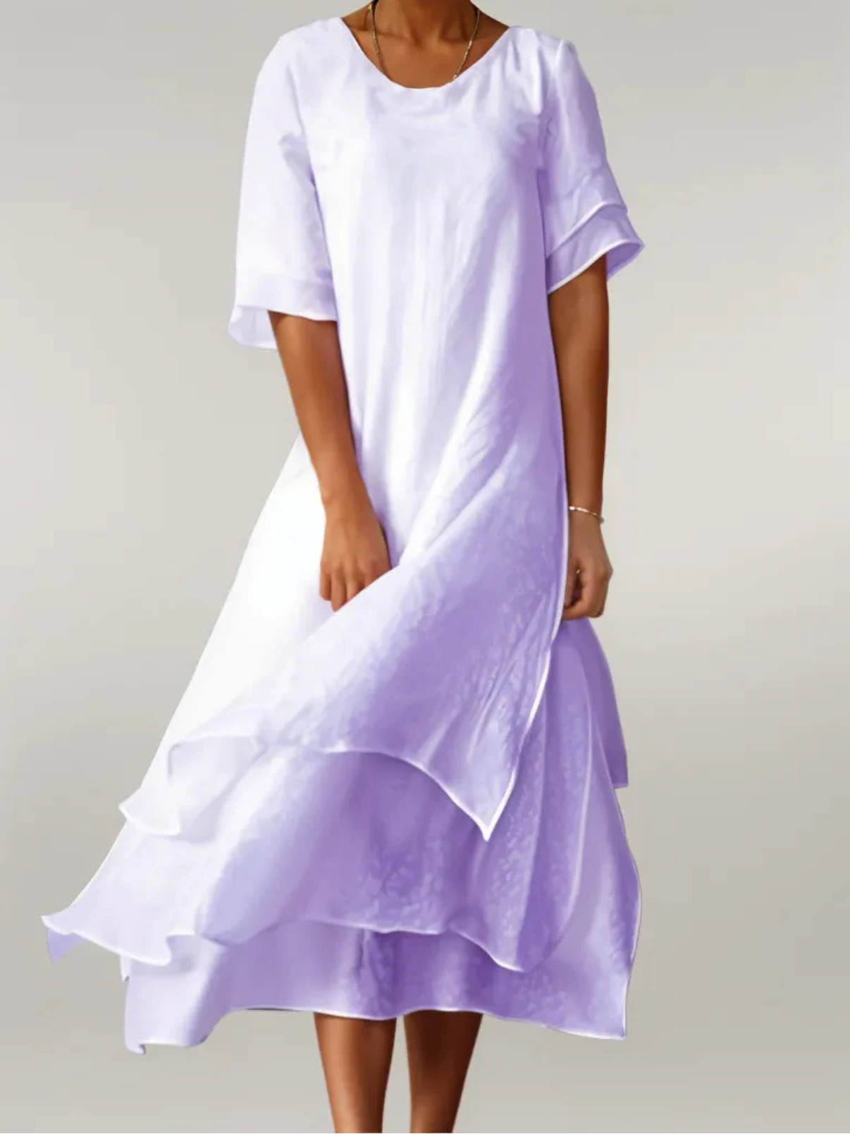 Grace | flowing, multi-layered spring dress