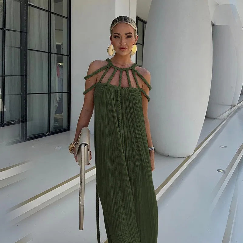 OLIVIA | Rope Maxi Dress
