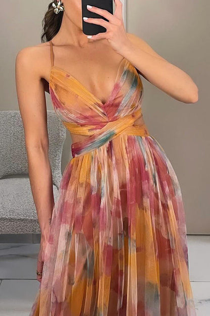 GISELLA - ENCHANTING FLORAL PRINT MAXI DRESS
